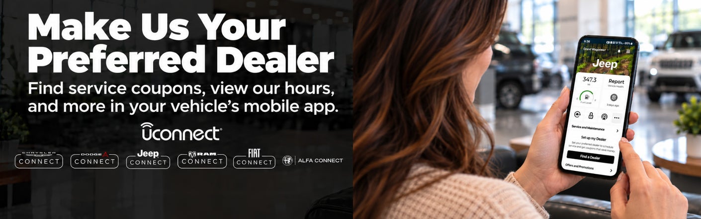 uconnect® make us your preferred dealer | Beaver Motors Inc in Beaver Springs PA